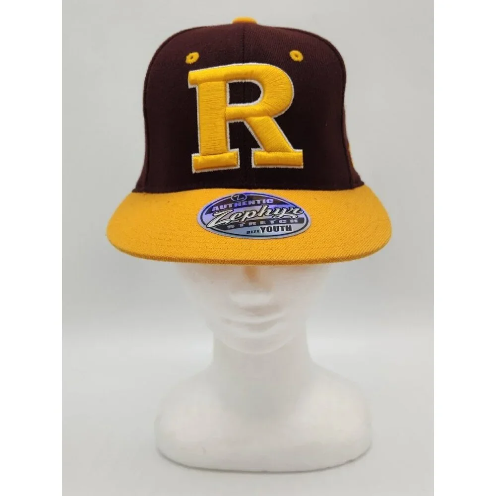 NCAA Zephyr Hat Cap Colorado State Rams Hat Maroon‎ Yellow Youth Stretch NEW